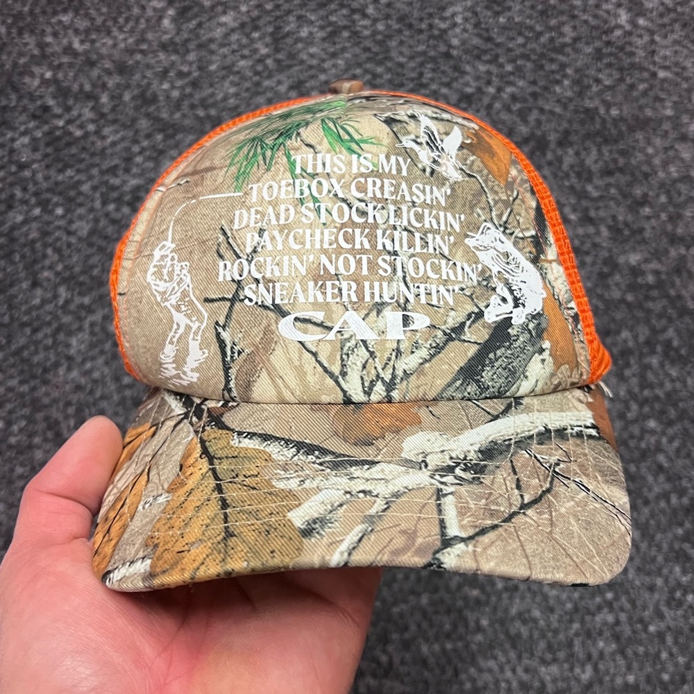 USED Atmos trucker snapback in fair condition